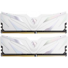 Оперативная память 16Gb Netac Shadow II White NTSWD4P32DP-16W, DDR IV, PC-25600, 3200MHz, kit 2x8Gb