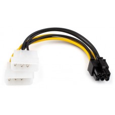Кабель питания для видеокарт 6 pin ATcom AT6185, 2хMolex-> 6pin