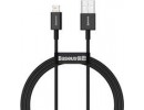 Baseus Superior Series Fast Charging Data Cable USB to iP 2.4A 2m Black (CALYS-C01)