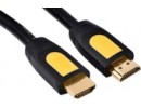 UGREEN HDMI Round Cable 1.5m HD101 (Yellow/Black) (10128)