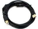 Кабель USB A-B 5bites UC5010-050A EXPRESS, USB 2.0, ферритовые фильтры, 5м