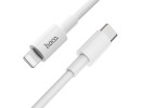 Кабель APPLE HOCO X56 NEW ORIGINAL PD TYPE-C TO LIGHTNING CABLE [740892] (WHITE)