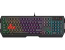 Клавиатура A4TECH BLOODY B140N  USB черный  Multimedia for gamer LED