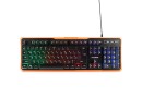 Клавиатура Гарнизон GK-320G, полноразмерная, 104кл, 12Fn, MultiRainbow, 1.5м, черная