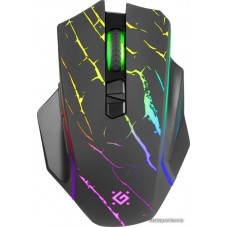Мышь беспроводная DEFENDER Uran (Уран) GM-503 черный (USB, 3200dpi, 8but) (52503) (Без ограничений)