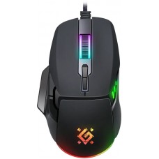 Проводная игровая мышь Defender Rock GM-552 RGB,7кнопок,7200dpi,черная <EAN: 4745090824117>