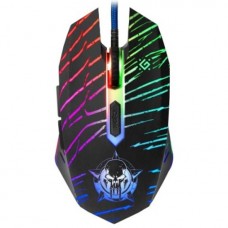 Мышь проводная игровая Defender Dark Agent GM-590L оптика,5 кнопок,1200- 12800dpi, коврик в комплекте