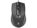 Проводная оптическая мышь Defender Optimum MB-270 черный,3 кнопки,1000 dpi