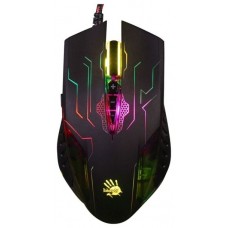 Мышь A4Tech Bloody Q51 черный/рисунок оптическая (3200dpi) USB3.0 (8but)