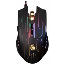 Мышь A4TECH Bloody Q82 черный/рисунок оптическая (3200dpi) USB3.0 (8but)