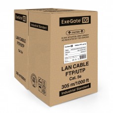 Кабель бухта ExeGate FUTP4-C5e-CU-S24-IN-LSZH-OR-305-FLUKE FTP FTP EX289280RUS