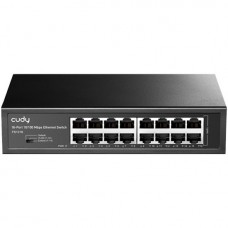 Коммутатор Cudy FS1016 (16 x 100Mbit, Unmanaged) Metal Case