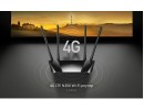 4G LTE Wi-Fi роутер Cudy LT400 (4G LTE Cat.4 Sim-card, N300, Wi-Fi 4, 3LAN, 1WAN, 2xMIMO DL)