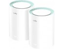 Домашняя Mesh Wi-Fi система Cudy M1300(2-Pack) (AC1200, Wi-Fi 5, 1GLAN, 1GWAN)