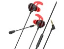 Наушники (Вставные) HOCO M105 SHARP WIRE CONTROL GAMING EARPHONES WITH MIC  [789792] (BLACK)