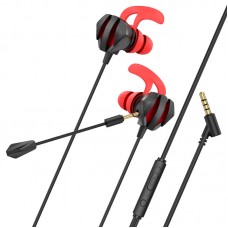 Наушники (Вставные) HOCO M105 SHARP WIRE CONTROL GAMING EARPHONES WITH MIC  [789792] (BLACK)