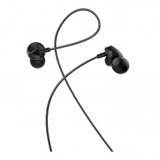 Наушники (Вставные) HOCO M60 PERFECT SOUND UNIVERSAL EARPHONES WITH MIC [707505] (BLACK)