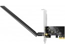 Адаптер Wi-Fi / WE650 / AC650 Dual Band Wi-Fi PCIe Adapter, 433Mbps at 5GHz + 200Mbps at 2.4GHz,1 5dBi Antenna, Windows 10/11, Dual Brackets, Windows 10/11