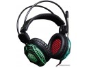 Наушники с микрофоном Оклик HS-L500G TOXIC черный 2.2м мониторные (472656)